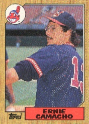 1987 Topps Baseball Cards      353     Ernie Camacho